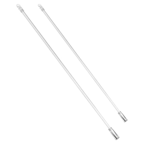 GLEAVI 2 Stück Teiliges Langer Jalousienstab mit Haken Transparente und Fensterjalousie Kippstab Stabiles Einfach zu Montierendes Ersatzteil für Senkrechte Jalousien von GLEAVI