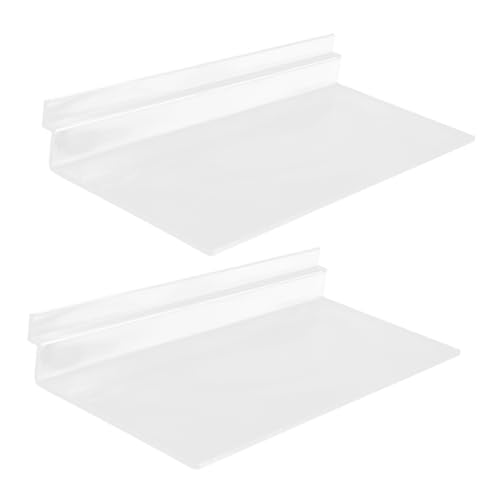 GLEAVI 2 Stück Transparente Wandregale für Schuhe Slatwall Regale zur Präsentation im Einzelhandel Stilvolles Schuhregal für Geschäfte und Zuhause GLEAVI 2 Stück Transparente Wandregale für Schuhe Slatwall Regale zur Präsentation im Einzelhandel Stilvolles Schuhregal für Geschäfte und Zuhause von GLEAVI