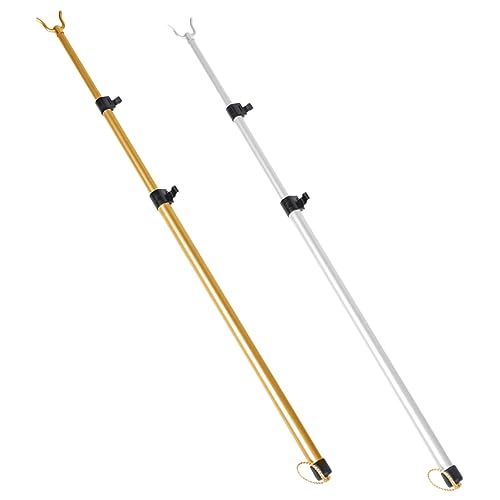 GLEAVI 2 Stück Verstellbare Ausziehbare Aluminium Kleiderstange Teilig Robuster Balkon Kleiderstange aus Aluminiumlegierung Multifunktional für Wäscheaufhängung und Zugriff Hohe Stellen GLEAVI 2 Stück Verstellbare Ausziehbare Aluminium Kleiderstange Teilig Robuster Balkon Kleiderstange aus Aluminiumlegierung Multifunktional für Wäscheaufhängung und Zugriff Hohe Stellen von GLEAVI