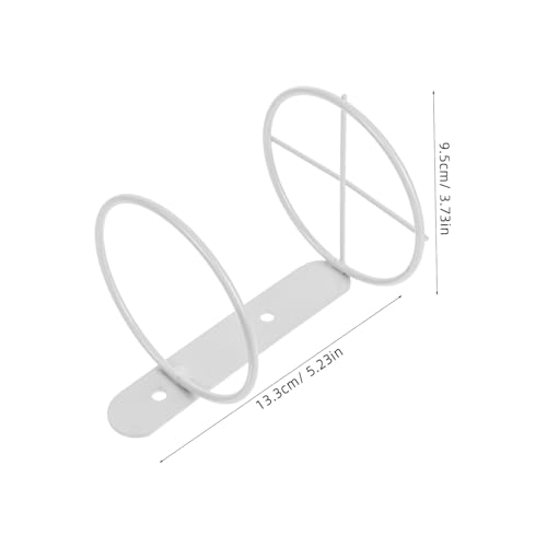 GLEAVI 2stücke Wandmontiertes Metall-weinregal Flaschenhalter Für Rotwein Und Spirituosen Vertikales Weinflaschen-Display Weißes Aufbewahrungsregal Mit Einfacher Installation GLEAVI 2stücke Wandmontiertes Metall-weinregal Flaschenhalter Für Rotwein Und Spirituosen Vertikales Weinflaschen-Display Weißes Aufbewahrungsregal Mit Einfacher Installation von GLEAVI