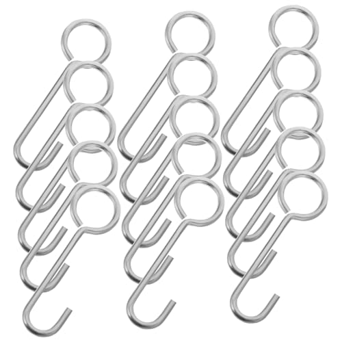 GLEAVI 20 Stück Abfluss Haken Metall Werkzeug zum Entfernen von Bodenabläufen für Badezimmer Leicht und Tragbar Einfach zu Reinigen Entfernt Haarfänger Effizient von GLEAVI