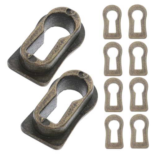 GLEAVI 20stücke Vintage Schlüssellochabdeckungen Zinklegierung Dekorative Schutzabdeckungen Für Möbel Antikbronze Einfache Installation Ästhetische Gestaltung Für Kommoden Und GLEAVI 20stücke Vintage Schlüssellochabdeckungen Zinklegierung Dekorative Schutzabdeckungen Für Möbel Antikbronze Einfache Installation Ästhetische Gestaltung Für Kommoden Und von GLEAVI