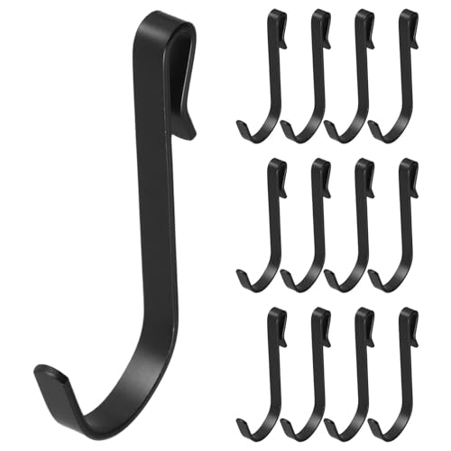 GLEAVI 20 Stück J-Haken: Metallregal Haken für Wandmontage ohne Bohren – Klemmhalter für Badezimmer, Handtücher und Schlüssel GLEAVI 20 Stück J-Haken: Metallregal Haken für Wandmontage ohne Bohren – Klemmhalter für Badezimmer, Handtücher und Schlüssel von GLEAVI
