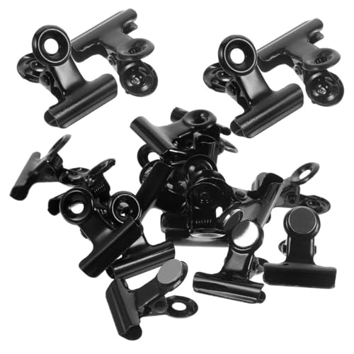 GLEAVI 20Stücke Teiliges Magnetische Clips Multifunktionale Klammern für Fotos Tickets und Postkarten für Kühlschrank Whiteboard und Büro Schwarz GLEAVI 20Stücke Teiliges Magnetische Clips Multifunktionale Klammern für Fotos Tickets und Postkarten für Kühlschrank Whiteboard und Büro Schwarz von GLEAVI