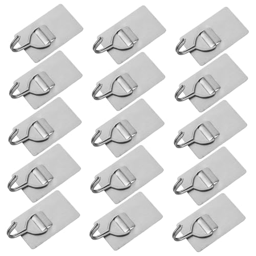 GLEAVI 20 Stück Teiliges Edelstahl Selbstklebend Starke Tragkraft Rostfrei Einfache Montage ohne Bohren für Küche Bad Handtücher Hüte Taschen Modernes Minimalistisches Design GLEAVI 20 Stück Teiliges Edelstahl Selbstklebend Starke Tragkraft Rostfrei Einfache Montage ohne Bohren für Küche Bad Handtücher Hüte Taschen Modernes Minimalistisches Design von GLEAVI