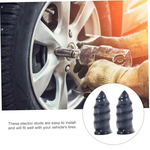 GLEAVI 20 Stück Teiliges Schwarzer Vakuum reifenreparatur nägel für Auto Motorrad Langlebige Anti rutsch Gummistifte zur Schnellen Pannenhilfe ohne Demontage Vielseitig für GLEAVI 20 Stück Teiliges Schwarzer Vakuum reifenreparatur nägel für Auto Motorrad Langlebige Anti rutsch Gummistifte zur Schnellen Pannenhilfe ohne Demontage Vielseitig für von GLEAVI
