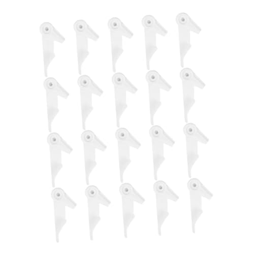GLEAVI 20Stücke LED Deckenleuchten Clips Kunststoff Befestigungsschnallen für Lampenteile zu Installieren für Verschiedene Deckenlampen Robust und Langlebig von GLEAVI