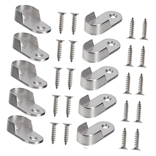 GLEAVI 20stücke Kleiderstangenhalterung Aus Zinklegierung Robust Und Langlebig Für Gerade Kleiderstangen Einfache Installation Praktisches Zubehör Für Schrank Und Garderobe GLEAVI 20stücke Kleiderstangenhalterung Aus Zinklegierung Robust Und Langlebig Für Gerade Kleiderstangen Einfache Installation Praktisches Zubehör Für Schrank Und Garderobe von GLEAVI