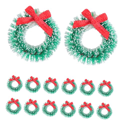 GLEAVI 24 Stück Teiliges Mini mit Schleife aus Sisal Wetterfeste Winterdekoration für Schränke Vielseitiges Winter-girlanden-Highlight für Weihnachtsfeier und Neujahr GLEAVI 24 Stück Teiliges Mini mit Schleife aus Sisal Wetterfeste Winterdekoration für Schränke Vielseitiges Winter-girlanden-Highlight für Weihnachtsfeier und Neujahr von GLEAVI