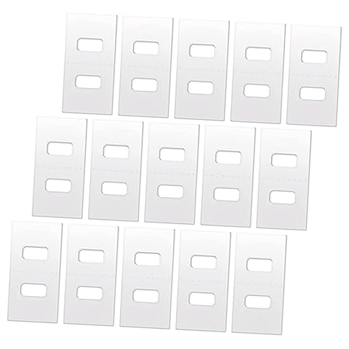 GLEAVI 24 Stück Vertikale Jalousie Reparatur Tabs PVC Material Selbstklebend für Modelle und Farben Installieren Hohe Temperaturbeständigkeit für Fensterverdunkelung GLEAVI 24 Stück Vertikale Jalousie Reparatur Tabs PVC Material Selbstklebend für Modelle und Farben Installieren Hohe Temperaturbeständigkeit für Fensterverdunkelung von GLEAVI