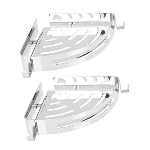 GLEAVI 2Stücke Badezimmer Eckregal Rostfreies Bad Rack für Platzsparendes Design für Shampoo Handtücher und Glänzende Oberfläche GLEAVI 2Stücke Badezimmer Eckregal Rostfreies Bad Rack für Platzsparendes Design für Shampoo Handtücher und Glänzende Oberfläche von GLEAVI
