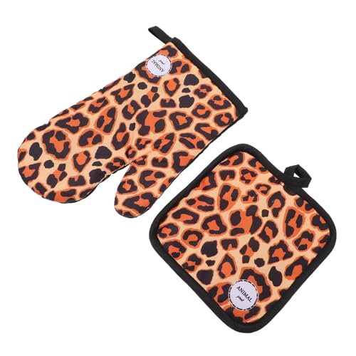 GLEAVI 2Stücke Hitzebeständige Mikrowellenherd Matte Kochhandschuhe Leopard Design Isoliermaterial für Sicheren Beim Backen und Grillen Leicht zu Lagern Reinigen GLEAVI 2Stücke Hitzebeständige Mikrowellenherd Matte Kochhandschuhe Leopard Design Isoliermaterial für Sicheren Beim Backen und Grillen Leicht zu Lagern Reinigen von GLEAVI