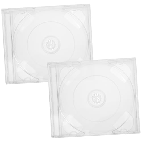 GLEAVI 2stücke Cd-verpackungshüllen Aus Kunststoff Transparente Aufbewahrungsboxen Für Und DVDs Wiederverwendbar Und Schützende Hüllen Kompakt Und Leicht Für Täglichen Gebrauch Und GLEAVI 2stücke Cd-verpackungshüllen Aus Kunststoff Transparente Aufbewahrungsboxen Für Und DVDs Wiederverwendbar Und Schützende Hüllen Kompakt Und Leicht Für Täglichen Gebrauch Und von GLEAVI