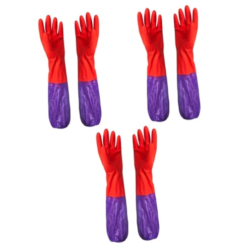 GLEAVI 3 Paare Handschuhe zum Waschen thermohandschuhe wärmende handschuhe waterproof gloves warm gloves Spülhandschuhe Haushaltshandschuhe Reinigungshandschuhe lang Handschuhe waschen GLEAVI 3 Paare Handschuhe zum Waschen thermohandschuhe wärmende handschuhe waterproof gloves warm gloves Spülhandschuhe Haushaltshandschuhe Reinigungshandschuhe lang Handschuhe waschen von GLEAVI