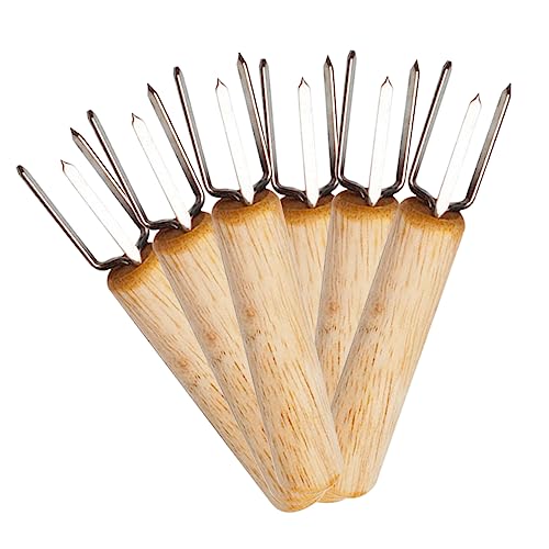 GLEAVI 3 Sätze Teiliges Maiskolbenhalter Bbq Gabeln Für Grillen Und Ergonomisches Design Leicht Zu Reinigen Für Desserts 6 Stücke * 3 GLEAVI 3 Sätze Teiliges Maiskolbenhalter Bbq Gabeln Für Grillen Und Ergonomisches Design Leicht Zu Reinigen Für Desserts 6 Stücke * 3 von GLEAVI