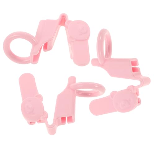 GLEAVI 3 Stück Essstäbchenhilfe Essstäbchen-Trainer Kinderkühlstäbchen -Trainer Stäbchen -Trainingswerkzeuge Stäbchen -Trainingsclips Essstäbchen-Helfer für Erwachsene pp Rosa von GLEAVI