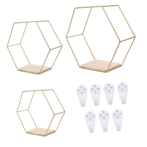 GLEAVI 3 Stück Hexagon Wandregal aus und Dekoratives Wandregal für Wohnzimmer Schlafzimmer und Arbeitszimmer Vielseitig Einsetzbar zur Aufbewahrung und Präsentation von Gegenständen GLEAVI 3 Stück Hexagon Wandregal aus und Dekoratives Wandregal für Wohnzimmer Schlafzimmer und Arbeitszimmer Vielseitig Einsetzbar zur Aufbewahrung und Präsentation von Gegenständen von GLEAVI