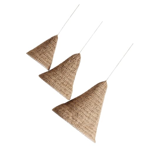GLEAVI 3 Stück Teiliges Boho Handgewebte Lampenschirme aus Baumwolle und Leinen Leichte Makramee Pendelleuchten für Schlafzimmer und Wohnzimmer Dekorative Seil-lampenschirme mit GLEAVI 3 Stück Teiliges Boho Handgewebte Lampenschirme aus Baumwolle und Leinen Leichte Makramee Pendelleuchten für Schlafzimmer und Wohnzimmer Dekorative Seil-lampenschirme mit von GLEAVI