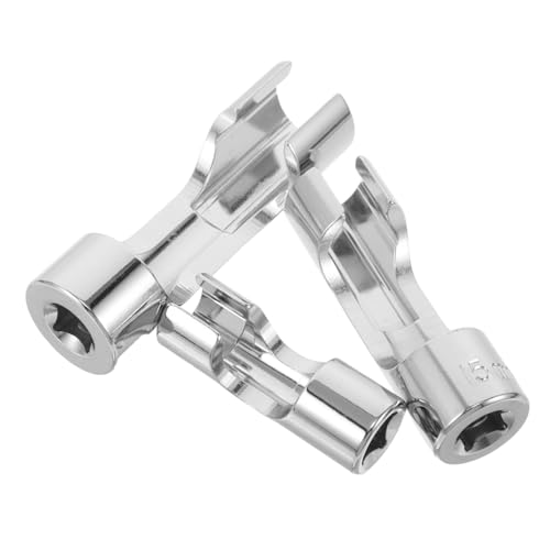GLEAVI 3 Stück Teiliges Flare-nut-socket-set für Diesel-injektor Temperatur-sensor-reparatur Langlebiges Schlauch-werkzeug mit Universeller Fahrzeugkompatibilität von GLEAVI