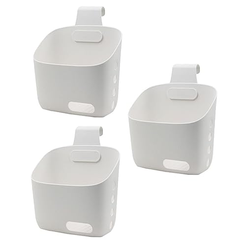 GLEAVI 3 Stück Teiliges Kleine Weiße Hängende Aufbewahrungskörbe Abnehmbarem Haken Multifunktional für Küche Bad und Gewürzorganisation Langlebig und Platzsparend GLEAVI 3 Stück Teiliges Kleine Weiße Hängende Aufbewahrungskörbe Abnehmbarem Haken Multifunktional für Küche Bad und Gewürzorganisation Langlebig und Platzsparend von GLEAVI