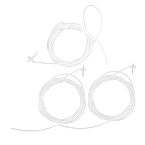 GLEAVI 3 Stück Teiliges Transparente Sprühschaum Ersatzrohre Verlängerungsrohre für Präzise Klebstoffapplikation und Isolierung Leichtes Kunststoffrohr für DIY Abdichtungsarbeiten von GLEAVI