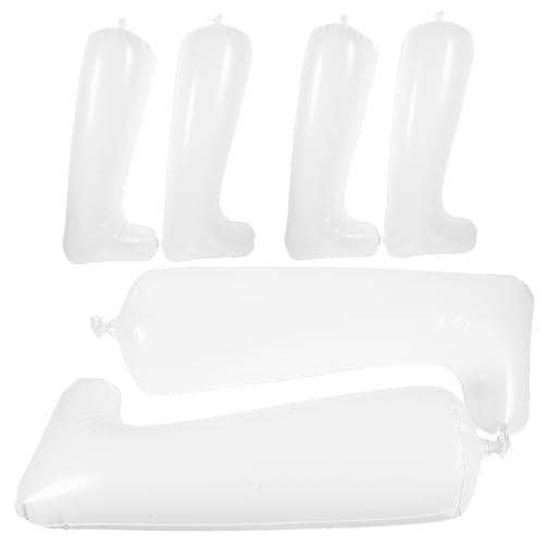 GLEAVI 3paare Aufblasbare Stiefelspanner Aus PVC Schuhstützen Für Lange Stiefel Leicht Und Tragbar Platzsparende Schuhaufbewahrung Für Damen Und Herren von GLEAVI
