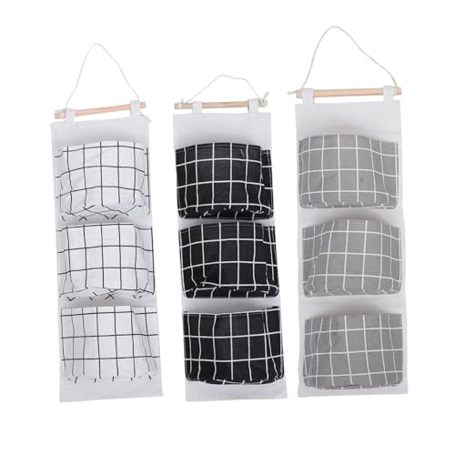 GLEAVI 3Stücke Hängende Aufbewahrungstaschen Wandmontage Organizer mit Fächern für Schlafzimmer Badezimmer und Büro Stilvolles Design für Ordnung und Platzersparnis GLEAVI 3Stücke Hängende Aufbewahrungstaschen Wandmontage Organizer mit Fächern für Schlafzimmer Badezimmer und Büro Stilvolles Design für Ordnung und Platzersparnis von GLEAVI