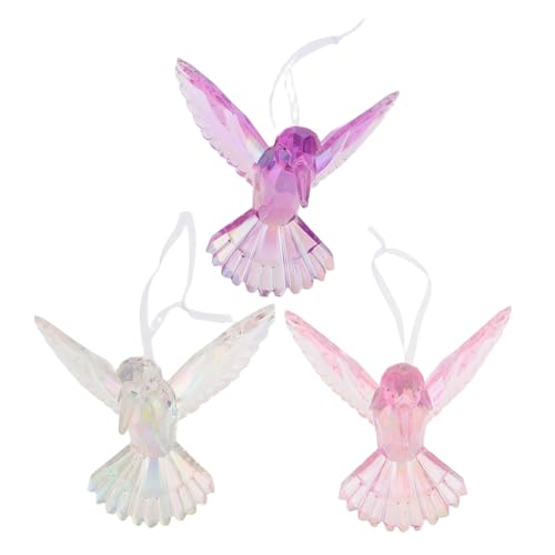GLEAVI 3stücke Hummingbird Ornament Transparente -Vogel-hängedekoration Für Fenster Auto Und Büro Farbwechselnde Hummingbird-Pendants Für Partys Und Festlichkeiten GLEAVI 3stücke Hummingbird Ornament Transparente -Vogel-hängedekoration Für Fenster Auto Und Büro Farbwechselnde Hummingbird-Pendants Für Partys Und Festlichkeiten von GLEAVI