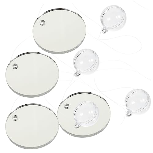 GLEAVI 4stücke Betta Trainingsspiegel Schwimmende Fischspiegel Für Aquarien Doppelseitige Dekorative Spiegel Mit Saugnäpfen Geeignet Für Betta-Tanks Und Fischzubehör von GLEAVI