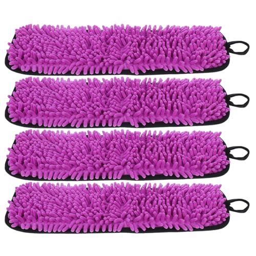 GLEAVI 4 Stück Mikrofaser Ersatz Mopp Pads – Wiederverwendbare Waschbare Kehrpads Zum Wischen Und Reinigen Für Hartholzböden Fliesen Trocken Und Nass Für Mehrere Oberflächen GLEAVI 4 Stück Mikrofaser Ersatz Mopp Pads – Wiederverwendbare Waschbare Kehrpads Zum Wischen Und Reinigen Für Hartholzböden Fliesen Trocken Und Nass Für Mehrere Oberflächen von GLEAVI