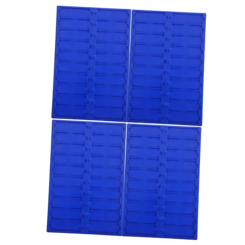 GLEAVI 4 Stück Mikroskop-objektträgerhalter Fächer Dickes Kunststoff Trockenständer Labor Arbeitsstation Für Mikrobiologie Zellstudien Effiziente Trocknung Stabiler Aufbewahrungsrack von GLEAVI