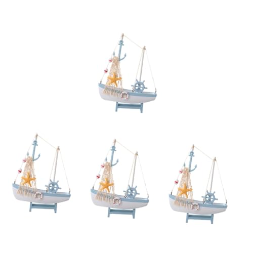 GLEAVI 4 Stück Segeldekoration Dekorationen Thema Boot Party Küsten Antiquität Segelschiff Aus Holz Schmuck Für Segelschiffe Segelschiff Modell Hölzern GLEAVI 4 Stück Segeldekoration Dekorationen Thema Boot Party Küsten Antiquität Segelschiff Aus Holz Schmuck Für Segelschiffe Segelschiff Modell Hölzern von GLEAVI