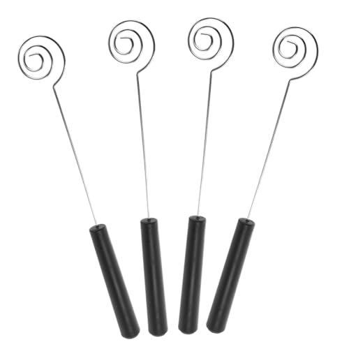 GLEAVI 4 Stück Teiliges Edelstahl Schokoladen-tauchgabeln Spiralförmige Backdekoration Werkzeuge für DIY Pralinen Handgemacht Hitzebeständig Langlebig von GLEAVI