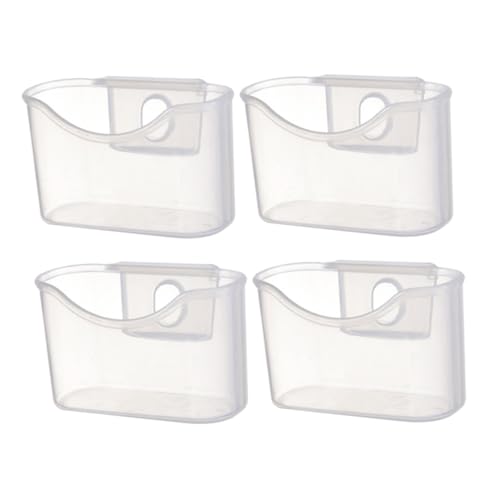 GLEAVI 4 Stück Teiliges Kühlschrank Organizer aus Robustem PP Transparente Mini aufbewahrungsboxen mit Hängefunktion zur Praktischen Ordnung von Gewürzbeuteln und Kleinen Gegenständen in GLEAVI 4 Stück Teiliges Kühlschrank Organizer aus Robustem PP Transparente Mini aufbewahrungsboxen mit Hängefunktion zur Praktischen Ordnung von Gewürzbeuteln und Kleinen Gegenständen in von GLEAVI