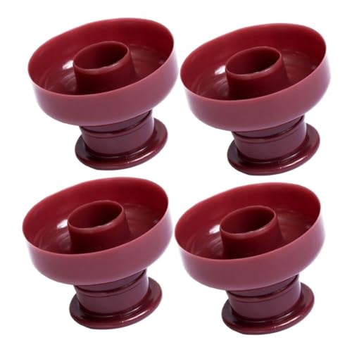 GLEAVI 4 Stück Teiliges Multifunktionales Donut Runde Backform aus Robustem Non Stick Kunststoff für Diy Backen zu Hause für Leckere Selbstgemachte Donuts und Kuchen von GLEAVI
