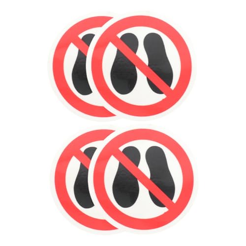 GLEAVI 4 Stück Teiliges No Stepping Sicherheitszeichen Wetterfeste Vinyl aufkleber für Boden Selbstklebend Oberflächenschutz Geeignet für Einkaufszentren Schulen Krankenhäuser GLEAVI 4 Stück Teiliges No Stepping Sicherheitszeichen Wetterfeste Vinyl aufkleber für Boden Selbstklebend Oberflächenschutz Geeignet für Einkaufszentren Schulen Krankenhäuser von GLEAVI