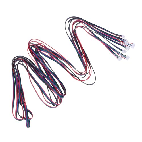 GLEAVI 4 Stück Teiliges Schrittmotor Verlängerungskabel Stabile Motoranschlussleitung mit Terminal Langlebige Motorverlängerungsdrähte Drucker und Cnc Anwendungen GLEAVI 4 Stück Teiliges Schrittmotor Verlängerungskabel Stabile Motoranschlussleitung mit Terminal Langlebige Motorverlängerungsdrähte Drucker und Cnc Anwendungen von GLEAVI