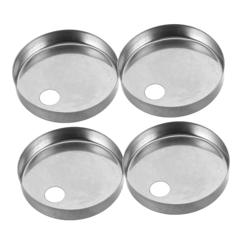 GLEAVI 4 Stück Toilettenbolzen Abdeckungen aus Teiliges Einfache Montage Dekorative Schraubenabdeckungen für Wc Korrosionsbeständig Kompatibel mit Verschiedenen Toilettenmodellen von GLEAVI