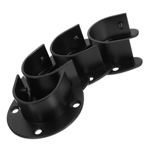 GLEAVI 4stücke Schrankstangenhalter Aus Edelstahl Mit Flansch Für Kleiderstangen Und Handtuchstangen Befestigungslösung Für Schrank Und Duschstangen von GLEAVI