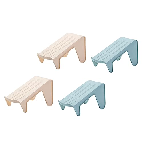GLEAVI 4stücke Schuhregal Aus Teilen Platzsparender Schuhhalter Aus Leichtem Pp-Material Stabil Und Praktisch Für Ihre Aufbewahrung Für Schrank Und Flur Elegantes Design in Blau Und Khaki GLEAVI 4stücke Schuhregal Aus Teilen Platzsparender Schuhhalter Aus Leichtem Pp-Material Stabil Und Praktisch Für Ihre Aufbewahrung Für Schrank Und Flur Elegantes Design in Blau Und Khaki von GLEAVI