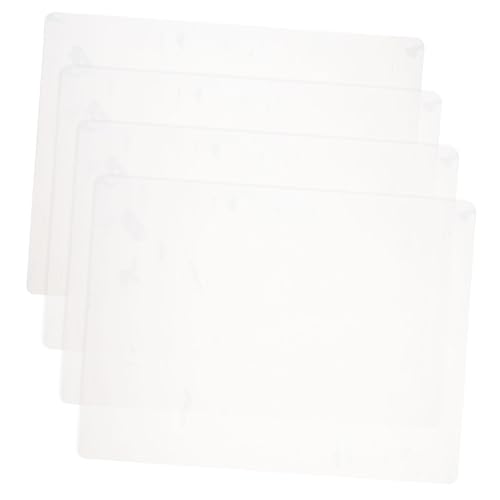 GLEAVI 4stücke Silikon-tischset Waschbar Und rutschfest Für Esstische Und Küchenarbeitsplatten Wiederverwendbar Hitzebeständig Faltbar Für Einfachen Transport Und Aufbewahrung von GLEAVI