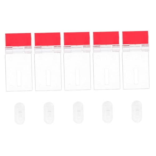 GLEAVI 5sätze Riegel Für Schranktüren Aus Transparentem Acryl Torschloss-haspe Sicherer Verriegelungshaken Vielseitig Einsetzbar Als Türriegel Oder Bolzenschloss Installieren Und von GLEAVI