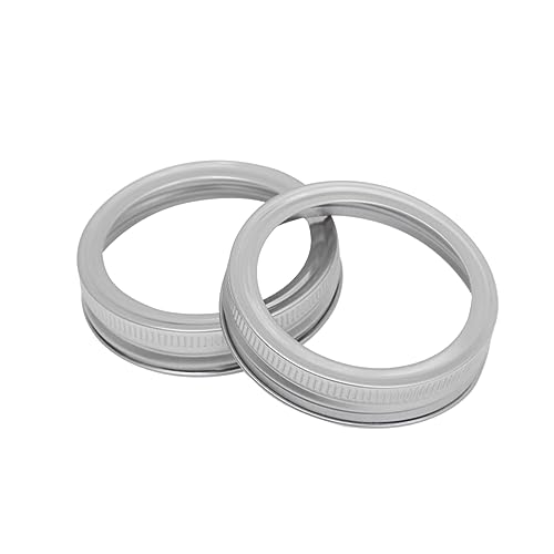 GLEAVI 5 Stück Einmachglas Deckel Ringe aus Rostfreiem Metall für Weckgläser und Einkochen für Sprouting und Küchenbedarf Lebensmittelecht Spülmaschinenfest GLEAVI 5 Stück Einmachglas Deckel Ringe aus Rostfreiem Metall für Weckgläser und Einkochen für Sprouting und Küchenbedarf Lebensmittelecht Spülmaschinenfest von GLEAVI