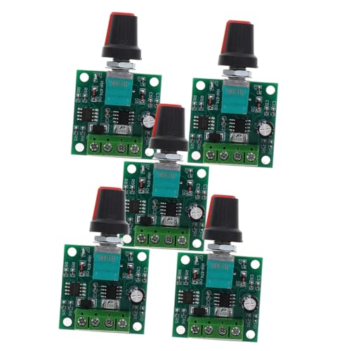 GLEAVI 5 Stück Pwm Dc motordrehzahlregler mit Einstellbarem Drehknopf für Präzise Motorsteuerung und Effiziente Geschwindigkeitseinstellung für Modellbau und Elektronik GLEAVI 5 Stück Pwm Dc motordrehzahlregler mit Einstellbarem Drehknopf für Präzise Motorsteuerung und Effiziente Geschwindigkeitseinstellung für Modellbau und Elektronik von GLEAVI