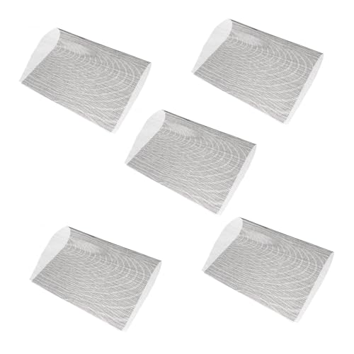 GLEAVI 5 Stück Teiliges Edelstahl Mesh mit Mesh Drainagegitter für Blumentöpfe Verhindert Bodenaustritt und Wurzelfäule Atmungsaktiv Passend für Zimmerpflanzen und Pflanzkübel von GLEAVI