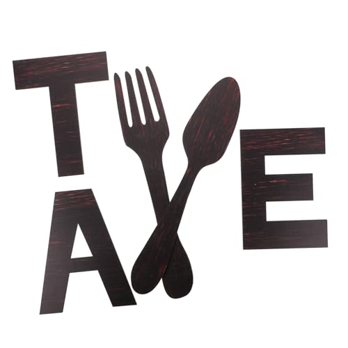 GLEAVI 5 Stück Teiliges Hängendes Holz Wanddekor Eat mit Gabel und Löffel Rustikale Küchendekoration für Esszimmer und Wohnzimmer Langlebig und Vielseitig Einsetzbar GLEAVI 5 Stück Teiliges Hängendes Holz Wanddekor Eat mit Gabel und Löffel Rustikale Küchendekoration für Esszimmer und Wohnzimmer Langlebig und Vielseitig Einsetzbar von GLEAVI