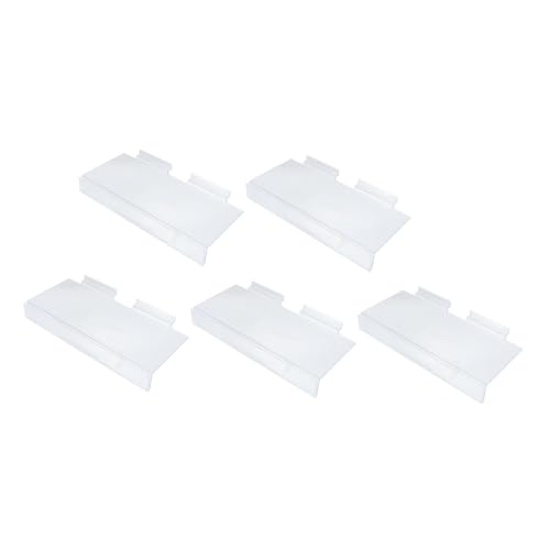 GLEAVI 5 Stück Teiliges Transparentes Kunststoff schuhdisplay Regal Robustes Schuhpräsentationsgestell für Einzelhandel und Verkaufsflächen Platzsparend und Einfach zu Montieren für von GLEAVI