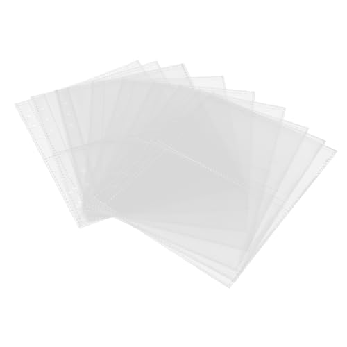 GLEAVI 50 Stück Transparente Fotoalbum Einlegeblätter Wiederverwendbare PVC Fototaschen für Karten Schutzhüllen für Fotobinder Praktische Nachfüllseiten für Fotoalben GLEAVI 50 Stück Transparente Fotoalbum Einlegeblätter Wiederverwendbare PVC Fototaschen für Karten Schutzhüllen für Fotobinder Praktische Nachfüllseiten für Fotoalben von GLEAVI