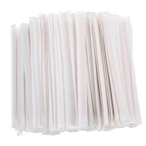 GLEAVI 500 Stück Holz Rührstäbchen Einweg Kaffeesticks Individuell Verpackt Hygienisch Robust für Heiße Getränke Wie Kaffee Tee Milch Honig Mischstäbchen für Partys und Cafés von GLEAVI