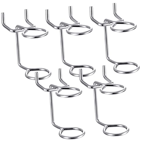 GLEAVI 5stücke Schraubendreher-organizer Für Stecktafeln Werkzeughaken Aus Eisen Pegboard-halter Für Schraubendreher Utility-werkzeugregal Zubehör Für Werkstattaufbewahrung von GLEAVI